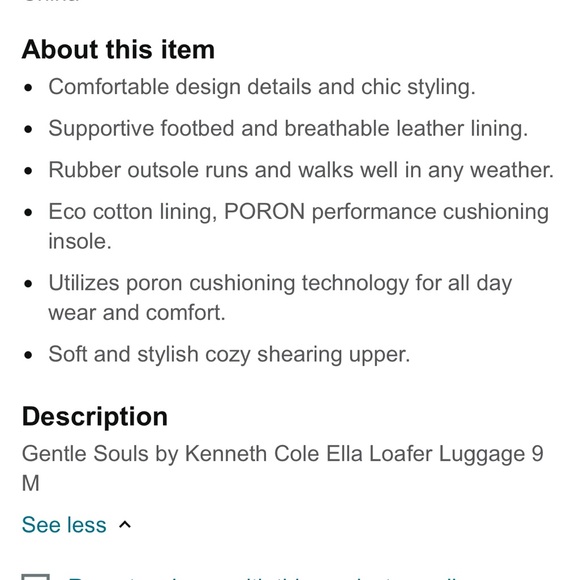 Worn once Suede Gentle Souls by Kenneth Cole Women's Ella Loafer - Picture 11 of 12